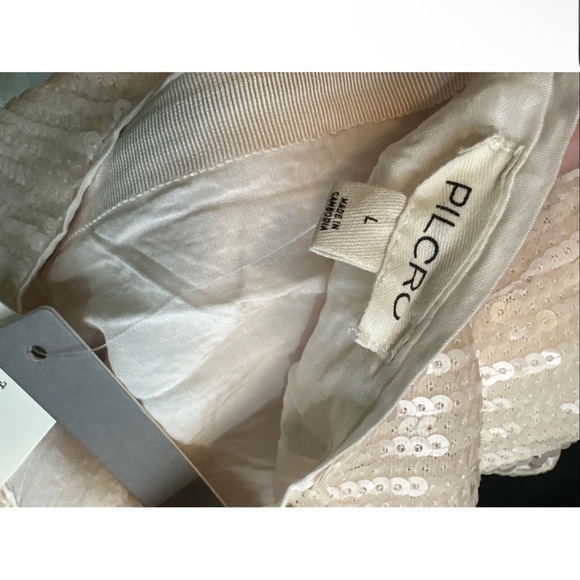 Anthropologie Pilcro Sequin Midi Dress Size Large $168 New - Picture 5 of 6